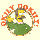 Men's The Simpsons Ned Flanders Okily Dokily Neighbor T-Shirt