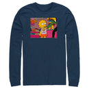 Men's The Simpsons Sassy Lisa Scene Long Sleeve Shirt