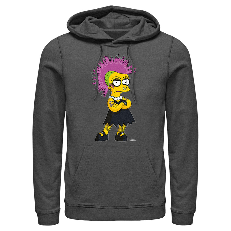 Men's The Simpsons Punk Lisa Pull Over Hoodie