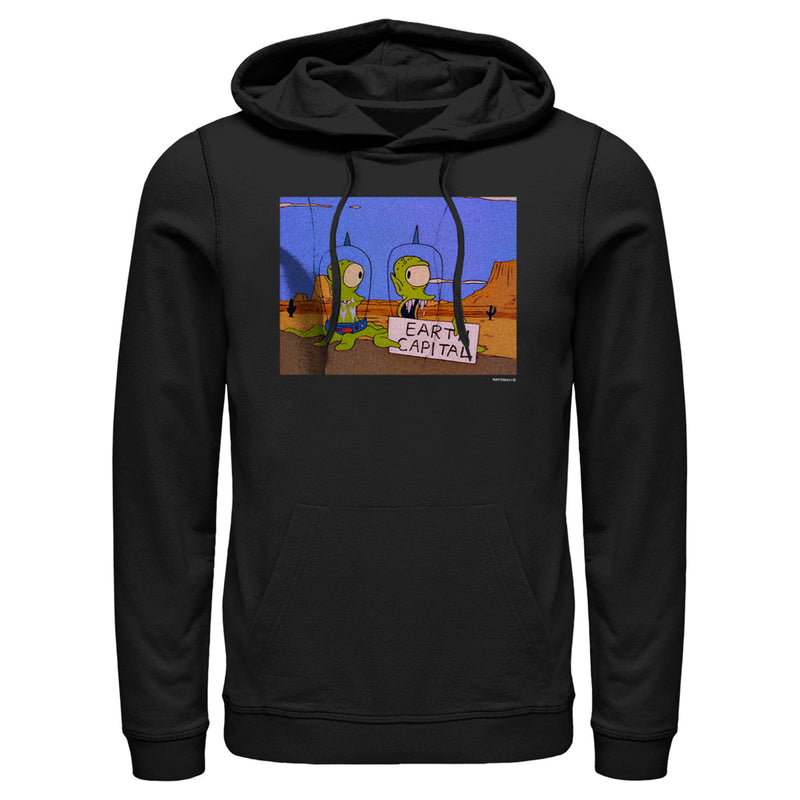 Men's The Simpsons Earth Capital Pull Over Hoodie