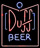 Men's The Simpsons Duff Beer Neon Sign Sweatshirt