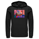 Men's The Simpsons Skeleton Intro Pull Over Hoodie
