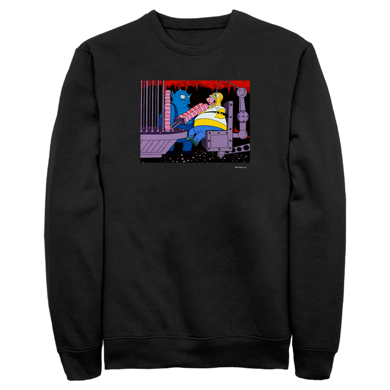 Men's The Simpsons Homer and the Devil Sweatshirt