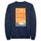 Men's The Simpsons Cowa Bunga Dude! Surfing Bart Sweatshirt