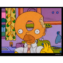 Men's The Simpsons Homer Donut Head Long Sleeve Shirt