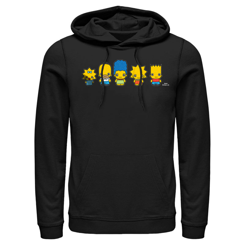 Men's The Simpsons Chibi Family Pull Over Hoodie