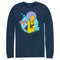 Men's The Simpsons Patty Portrait Long Sleeve Shirt