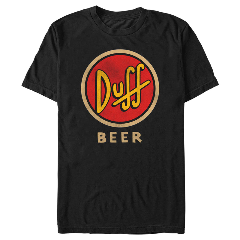 Men's The Simpsons Duff Classic Beer Logo T-Shirt