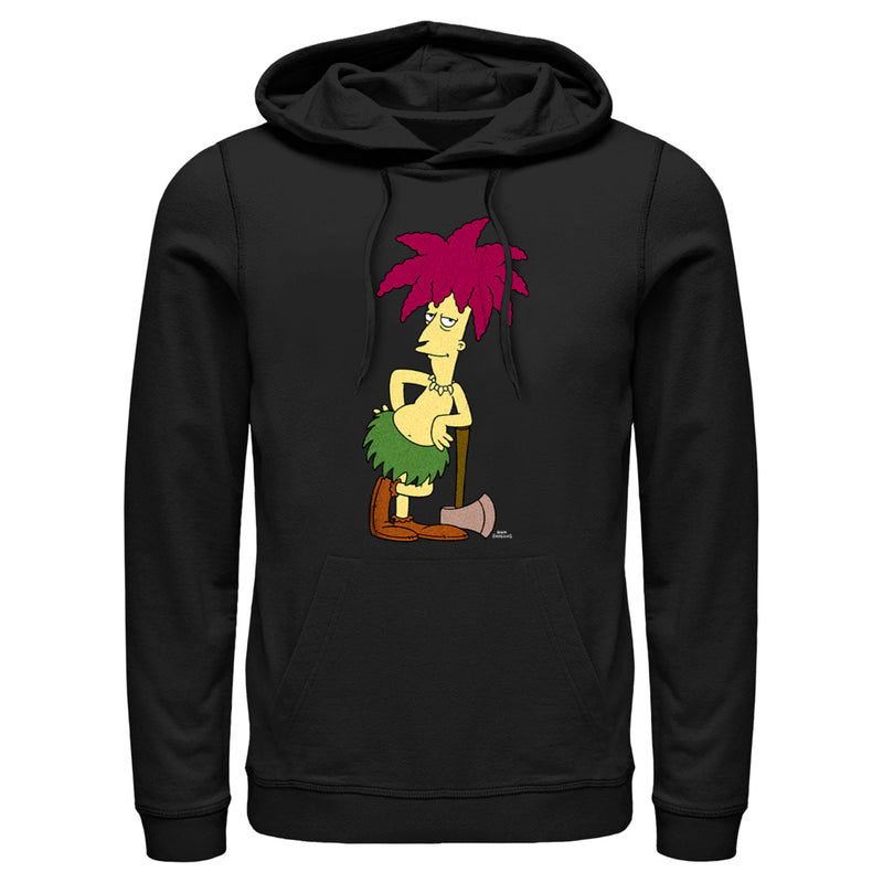 Men's The Simpsons Sideshow Bob Portrait Pull Over Hoodie