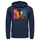 Men's The Simpsons Treehouse of Horror Double Bart Scene Pull Over Hoodie