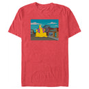 Men's The Simpsons Treehouse of Horror Hawaiian Shirt Homer T-Shirt