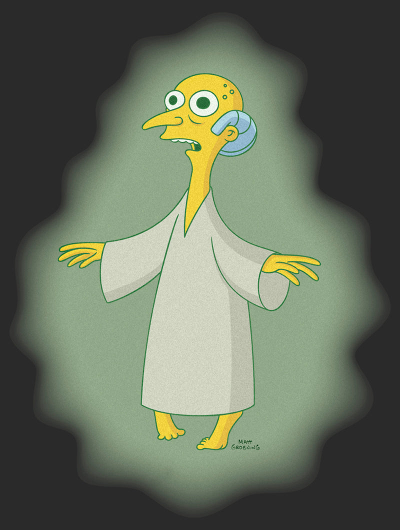 Men's The Simpsons Mr. Burns Alien T-Shirt