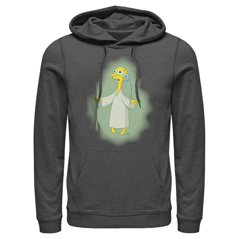 Men's The Simpsons Mr. Burns Alien Pull Over Hoodie