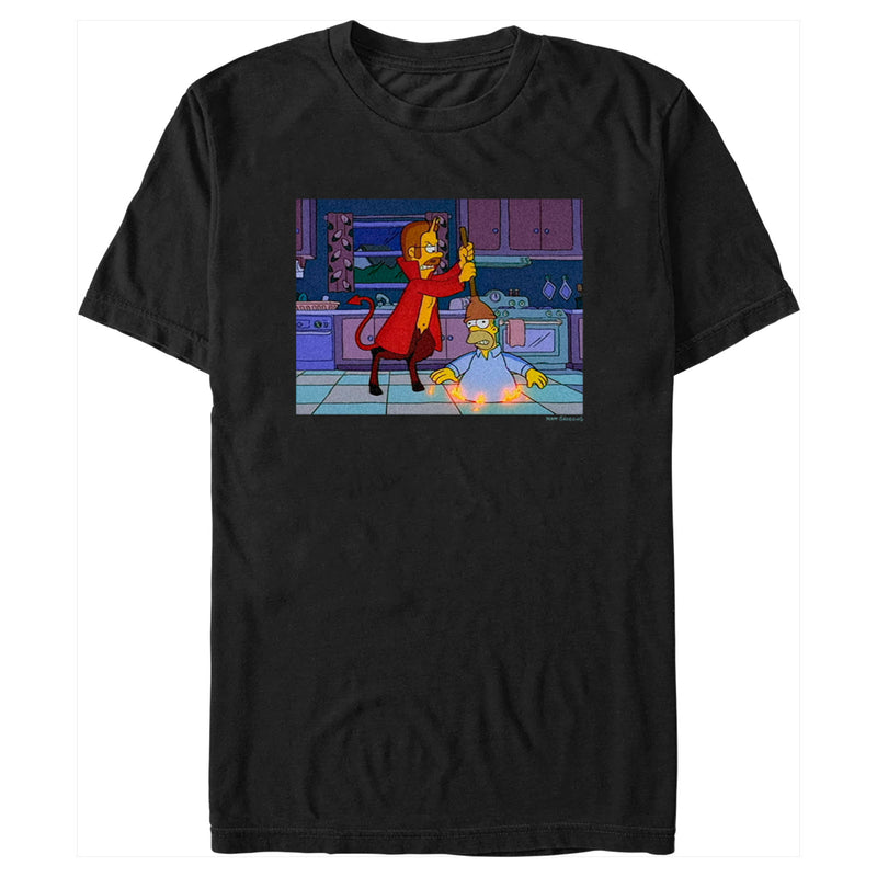 Men's The Simpsons Homer in Hell T-Shirt