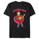 Men's The Simpsons Valentine's Day Ned Flanders Lover-ino T-Shirt