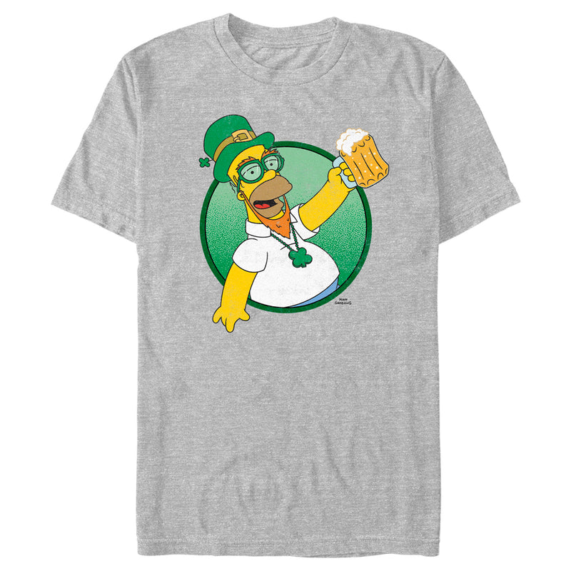 Men's The Simpsons St. Patrick's Day Leprechaun Homer T-Shirt