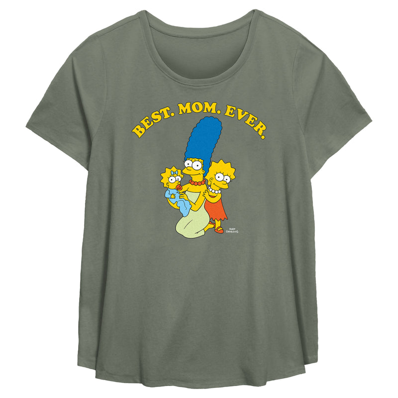 Women's The Simpsons Marge Best Mom Ever T-Shirt