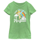 Girl's Peter Pan St. Patrick's Day Tinkerbell I Don't Need Luck I'm Magical T-Shirt