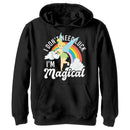Boy's Peter Pan St. Patrick's Day Tinkerbell I Don't Need Luck I'm Magical Pull Over Hoodie