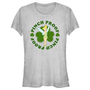 Junior's Peter Pan St. Patrick's Day Pinch Proof Tinkerbell T-Shirt