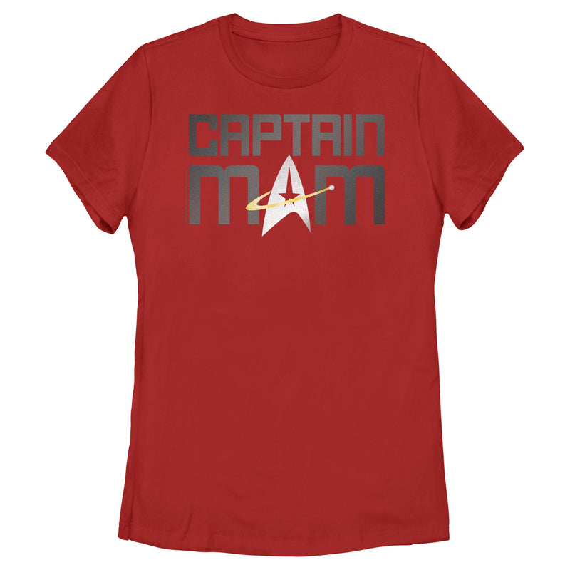 Women's Star Trek: The Next Generation Captain Mom T-Shirt