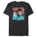 Men's Star Trek: The Original Series Spock Live Long and Prosper Poster T-Shirt