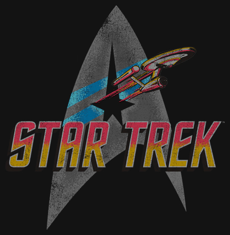 Men's Star Trek Retro Starfleet Logo T-Shirt