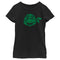 Girl's Teenage Mutant Ninja Turtles St. Patrick's Day Michelangelo Shamrock Fill T-Shirt