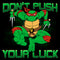 Men's Teenage Mutant Ninja Turtles St. Patrick's Day Raphael Don't Push Your Luck T-Shirt