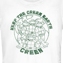 Junior's Teenage Mutant Ninja Turtles Keep the Earth Green T-Shirt