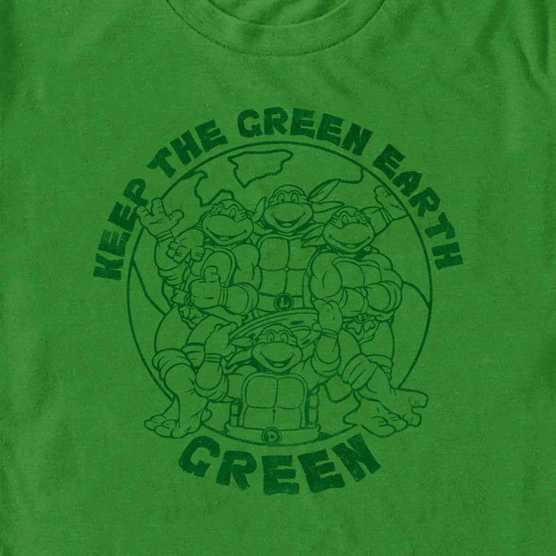 Men's Teenage Mutant Ninja Turtles Keep the Earth Green T-Shirt