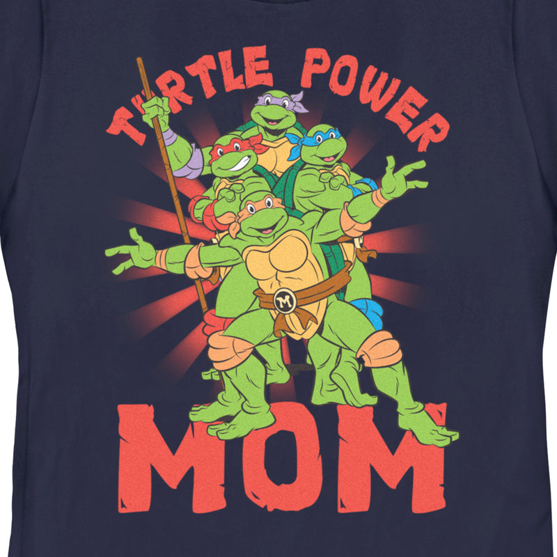 Women's Teenage Mutant Ninja Turtles Turtle Power Mom T-Shirt