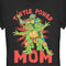 Junior's Teenage Mutant Ninja Turtles Turtle Power Mom T-Shirt