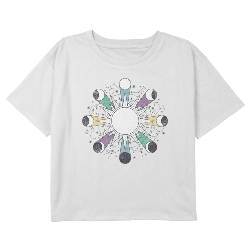 Girl's Lost Gods Lunar Phase Symbols T-Shirt