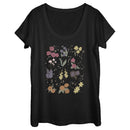 Women's Lost Gods Zodiac Birth Flower T-Shirt