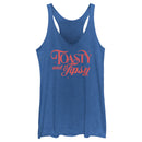 Women's Lost Gods Toasty and Tipsy Distressed Racerback Tank Top