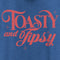 Women's Lost Gods Toasty and Tipsy Distressed Racerback Tank Top