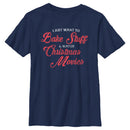 Boy's Lost Gods Distressed Bake Stuff and Christmas Movies T-Shirt