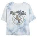 Junior's Lost Gods Distressed Runnin’ Wild Circle T-Shirt