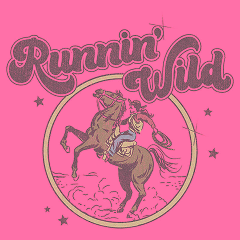 Girl's Lost Gods Distressed Runnin’ Wild Circle T-Shirt