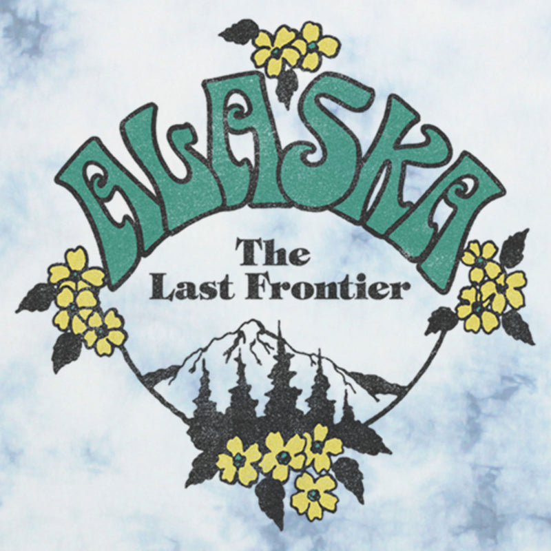 Junior's Lost Gods Alaska The Last Frontier Mountains and Flowers T-Shirt