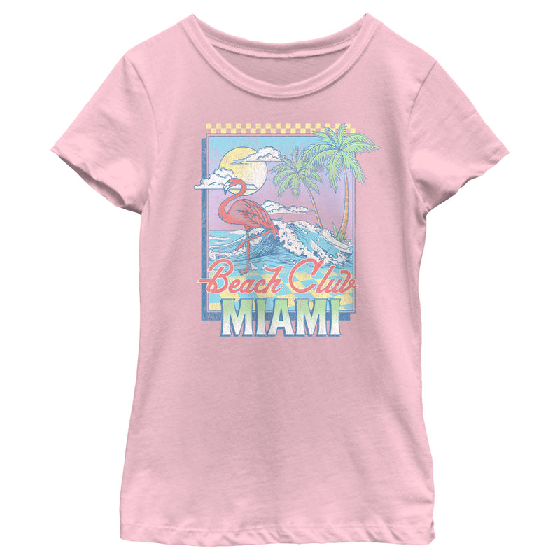 Girl's Lost Gods Beach Club Miami T-Shirt