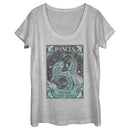 Women's Lost Gods Vintage Pisces Card T-Shirt