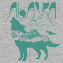 Women's Lost Gods Alaska Wolf Silhouette T-Shirt