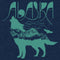 Junior's Lost Gods Alaska Wolf Silhouette Sweatshirt