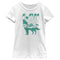 Girl's Lost Gods Alaska Wolf Silhouette T-Shirt