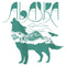 Girl's Lost Gods Alaska Wolf Silhouette T-Shirt