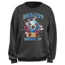 Junior's Lost Gods Butterfly Summer Rock Tour Sweatshirt