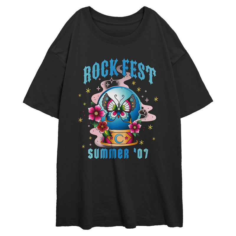 Junior's Lost Gods Butterfly Rock Fest Summer T-Shirt