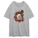 Junior's Lost Gods Rock and Roll Dragon Skull T-Shirt